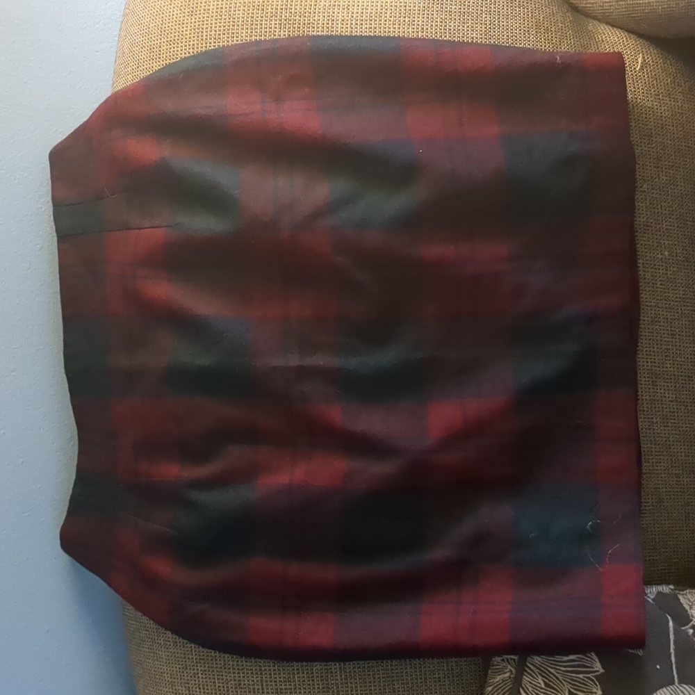 Wool Lined Plaid Skirt Giorgio Sant Angelo 14